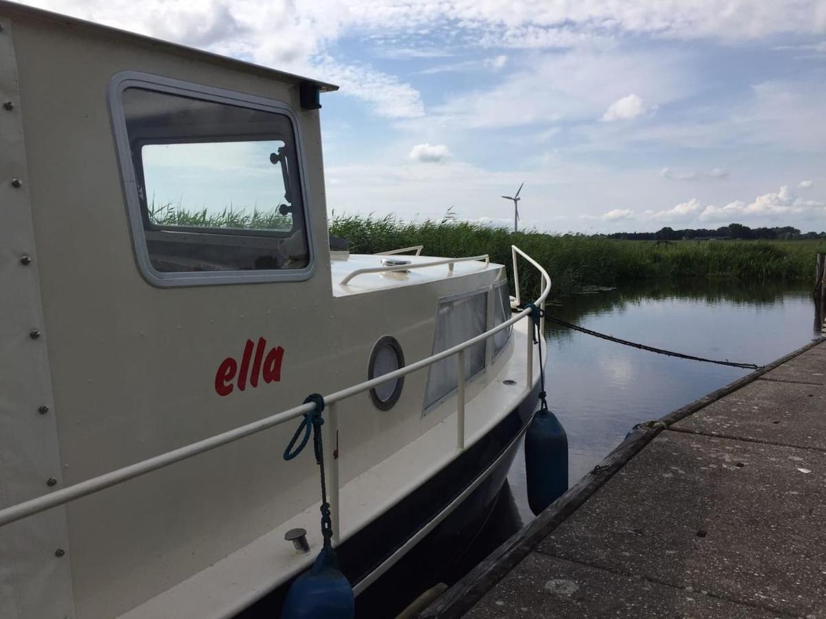 Boat Ella - Kamperen Op Het Water -Niet Om Mee Te Varen -Read Host Profile-Lees Hostprofiel Jutrijp Exterior foto